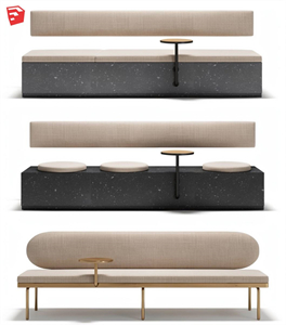 Cafe Furniture Skp Files 